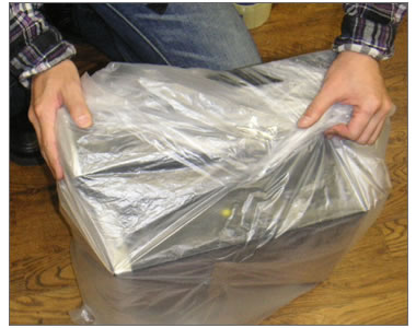 ビニール袋梱包参考画像